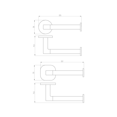 Architectura Toilet Roll Holder